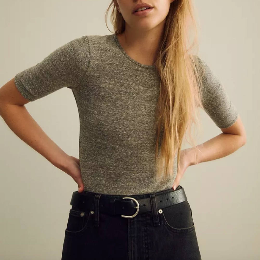 NWOT Madewell Crewneck Bodysuit